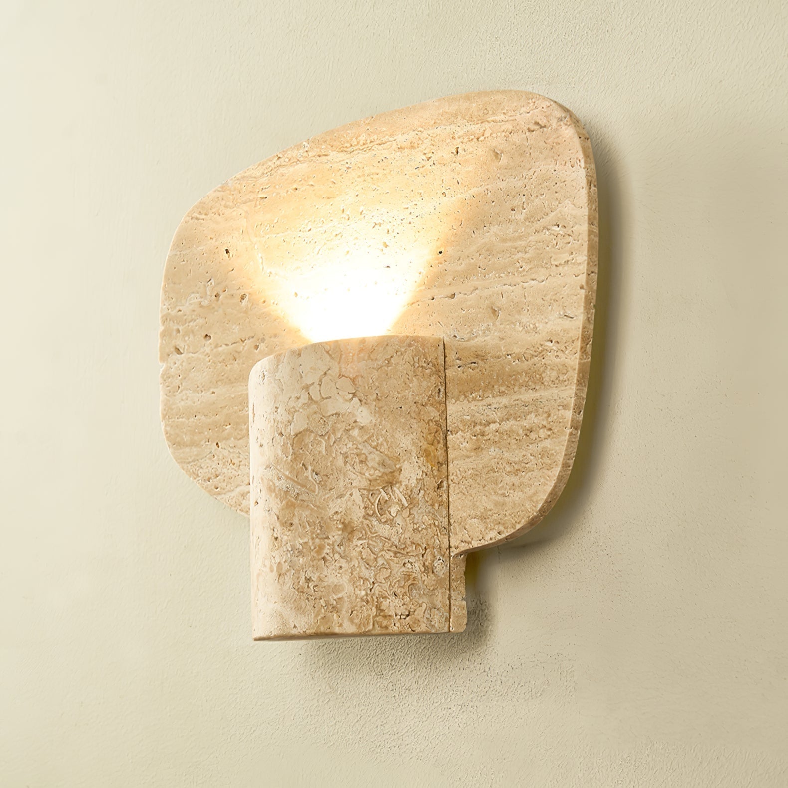 Cubone Natural Stone Wall Light