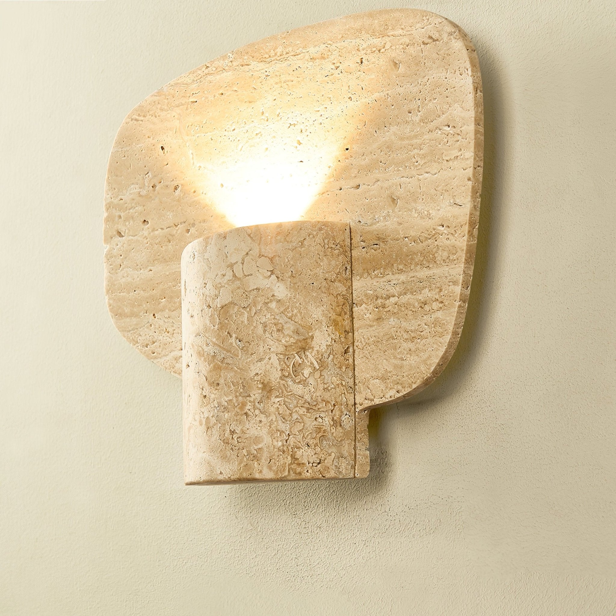 Cubone Natural Stone Wall Light