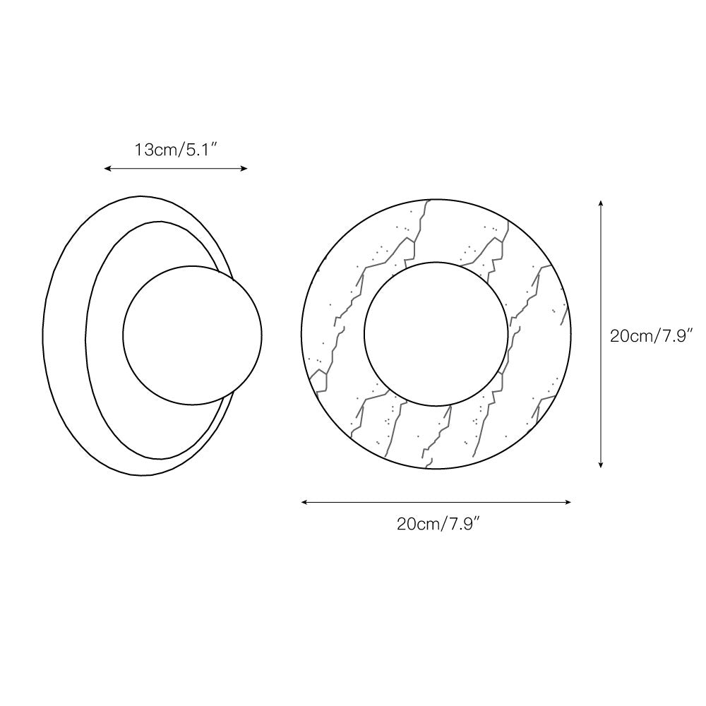 Lumeli Marble Wall Light