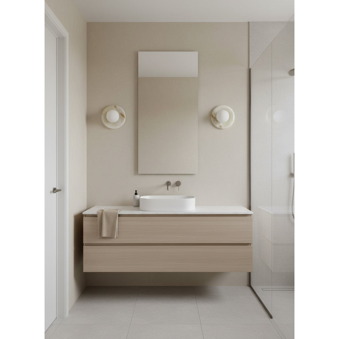 Baley Globe Wall Light