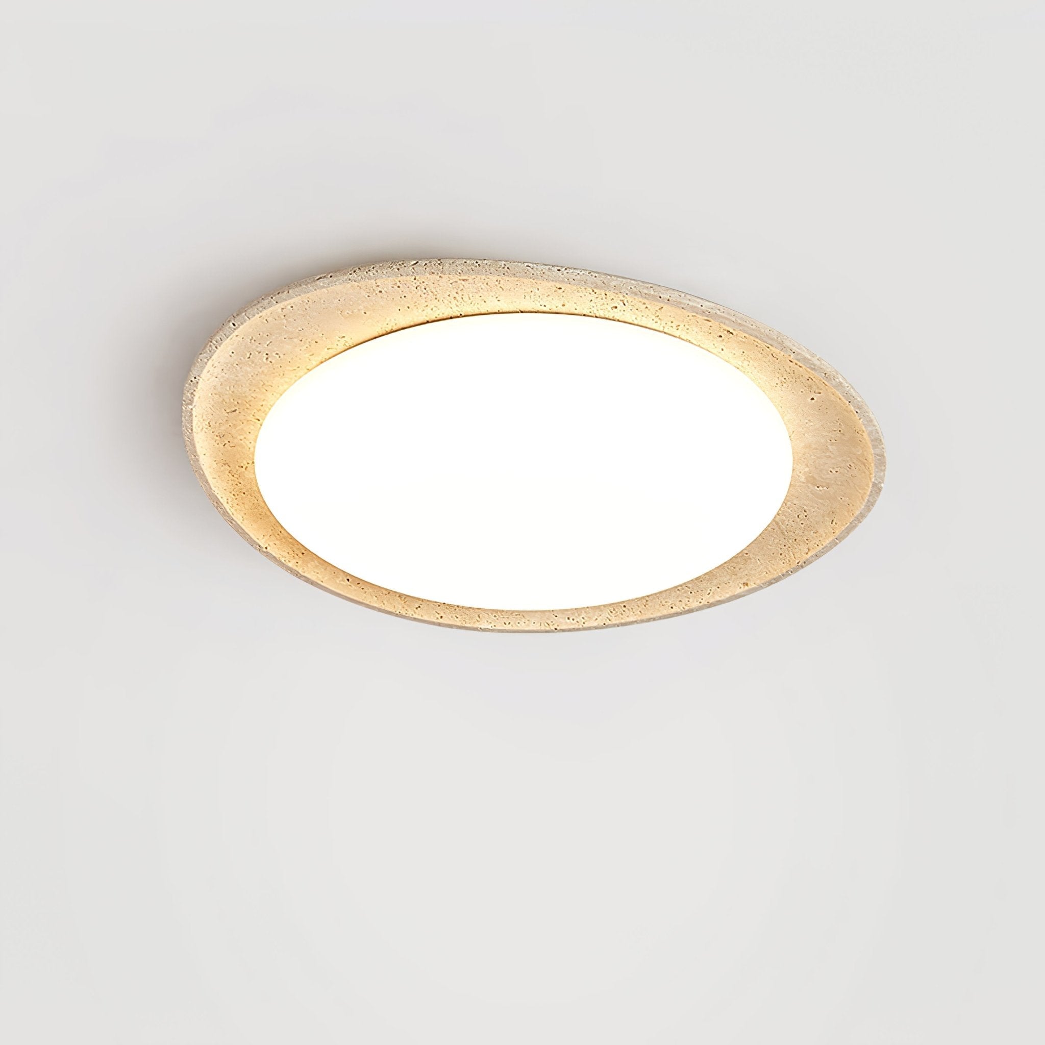 Fiolyn Leaf Natural Stone Ceiling Light