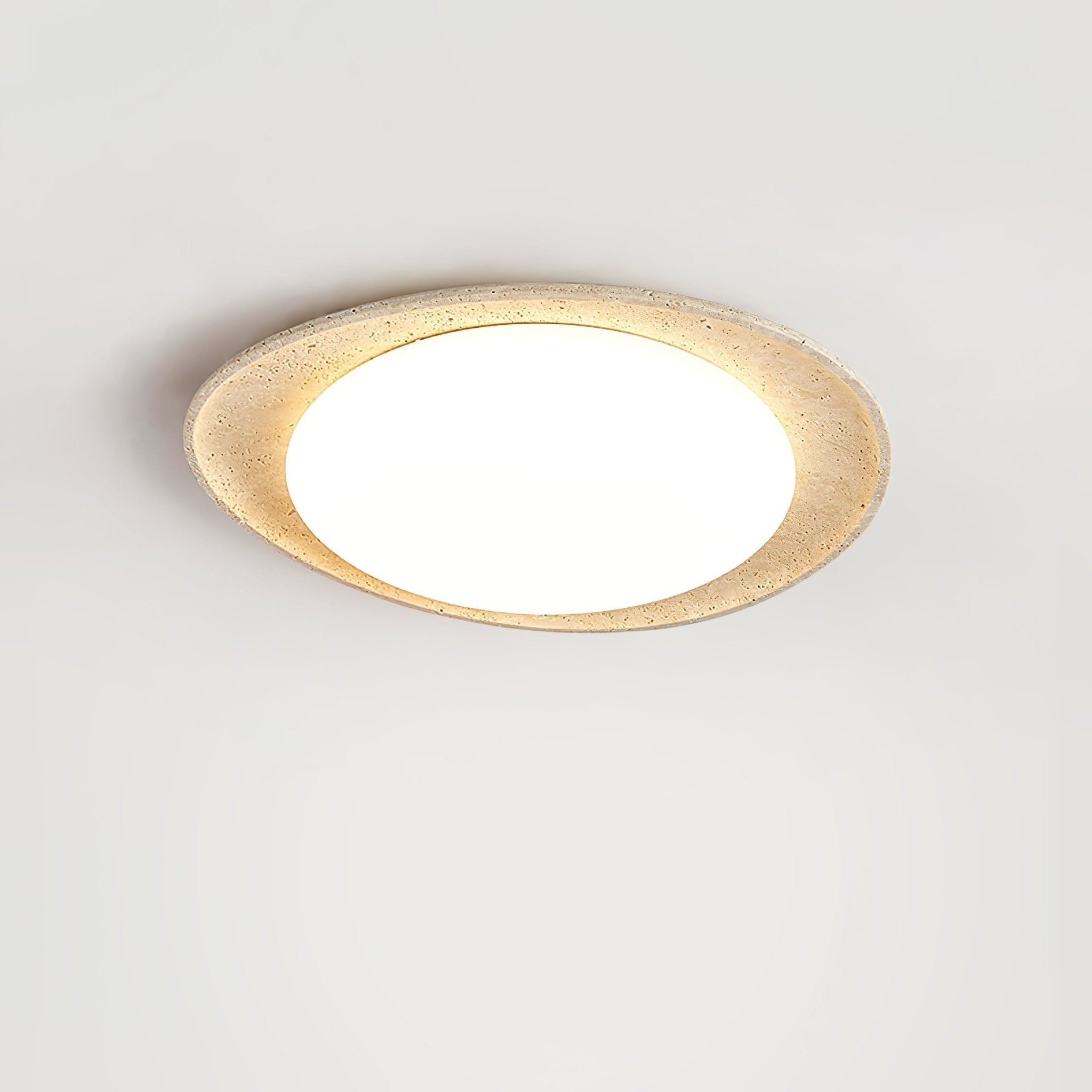 Fiolyn Leaf Natural Stone Ceiling Light