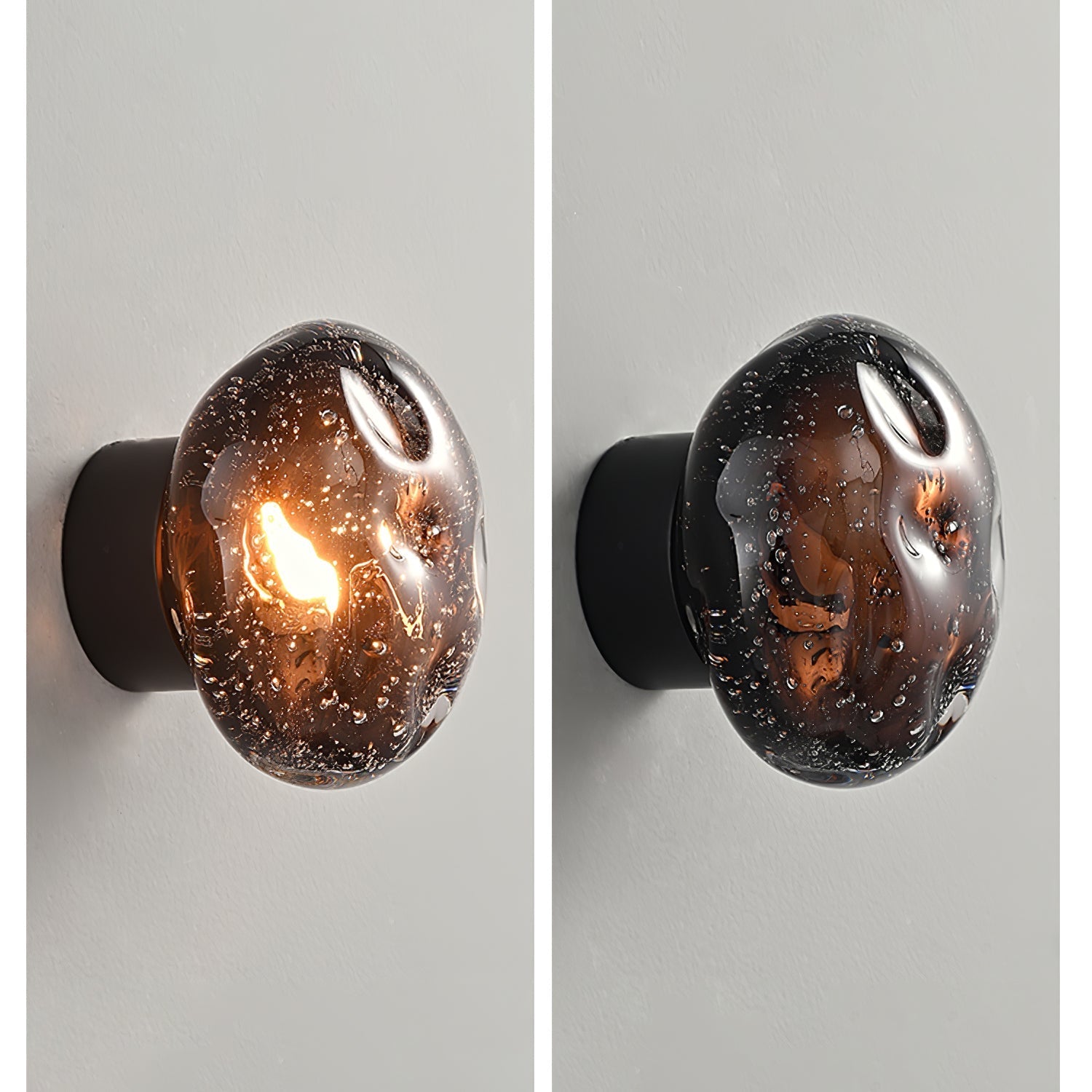 Oltan Glass Wall Light