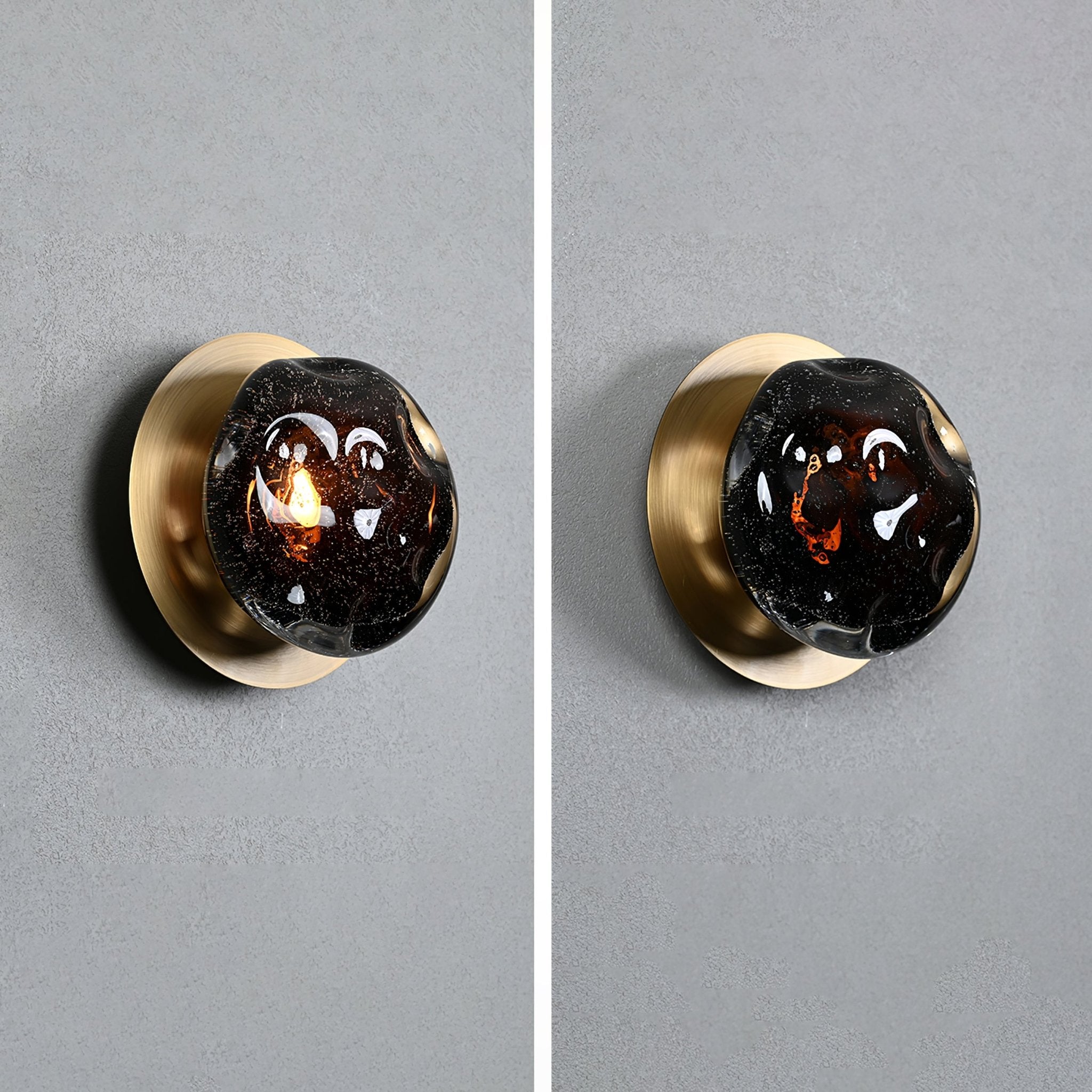 Oltan Glass Wall Light