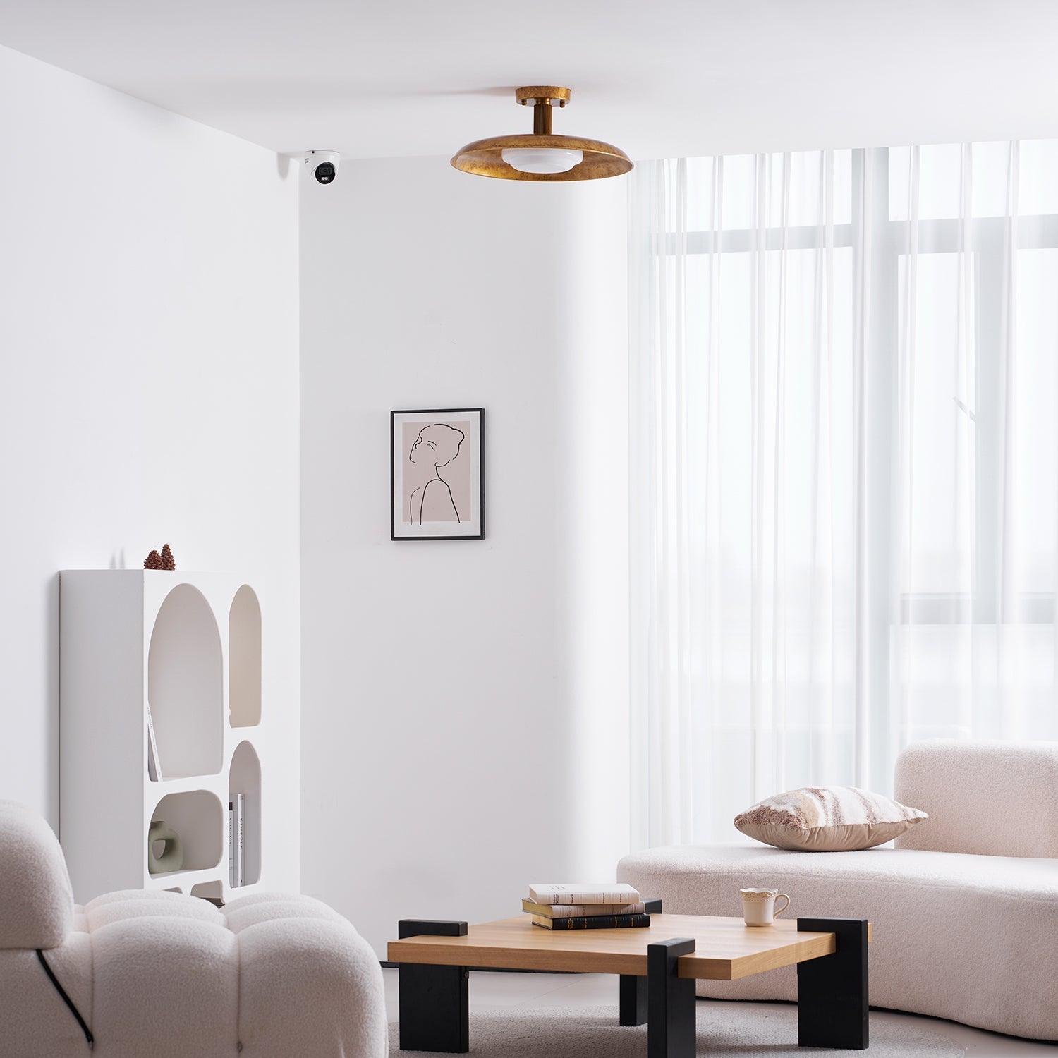 Lumeley Round Ceiling Light
