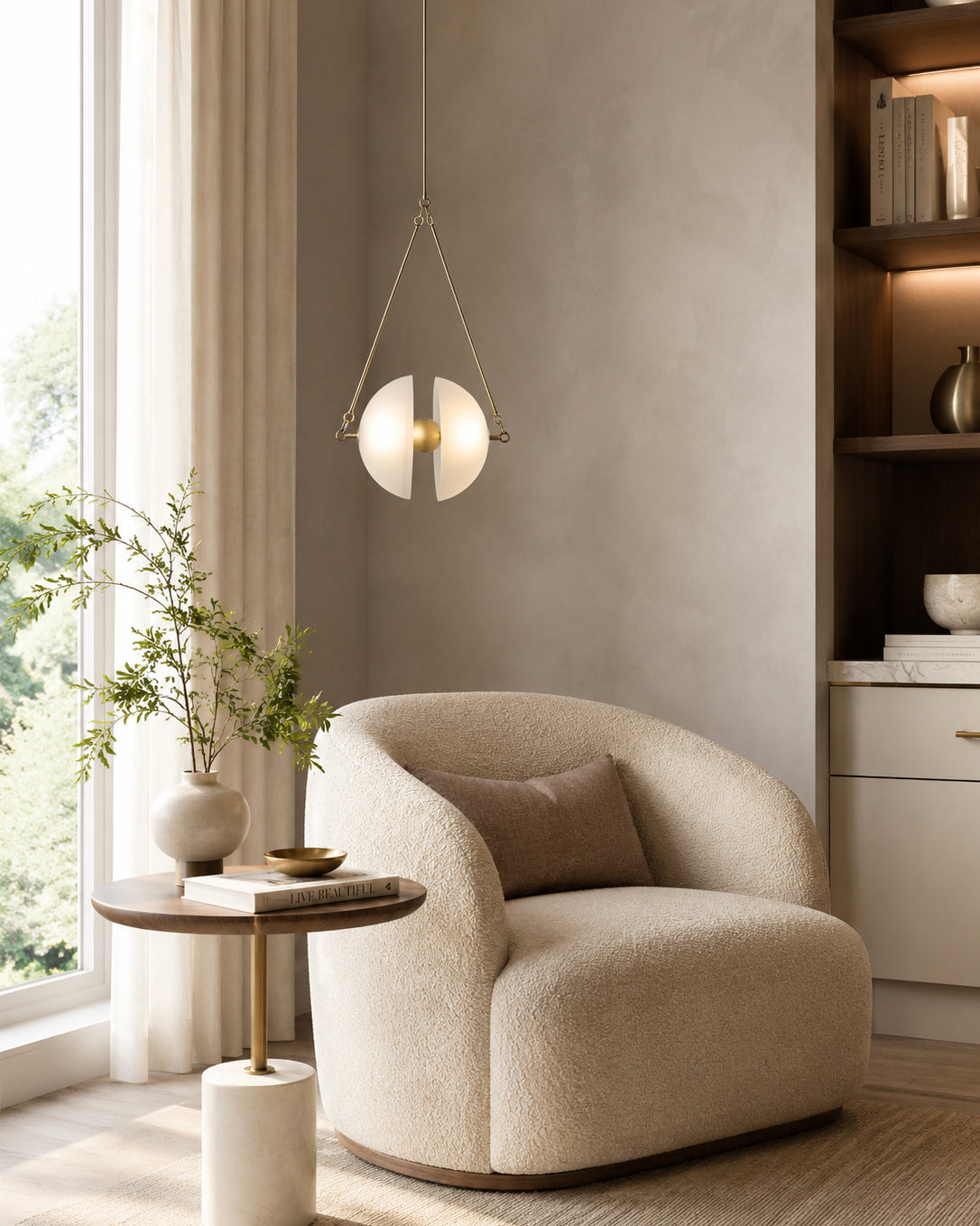 Fenlicove Sculptural Pendant Light