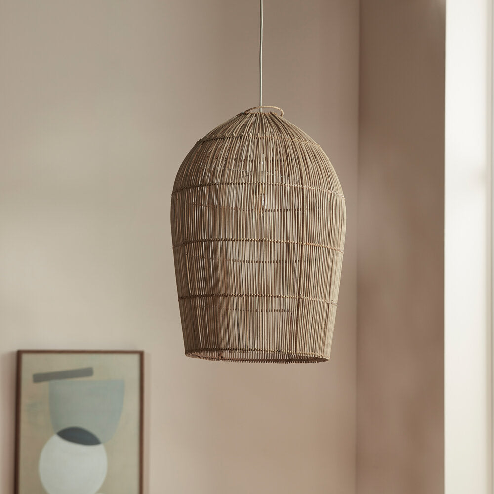 Savana Bamboo Boho Pendant Light