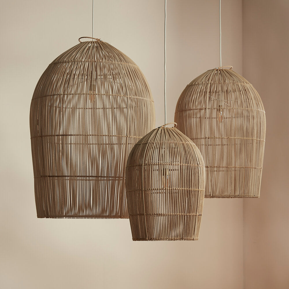 Savana Bamboo Boho Pendant Light