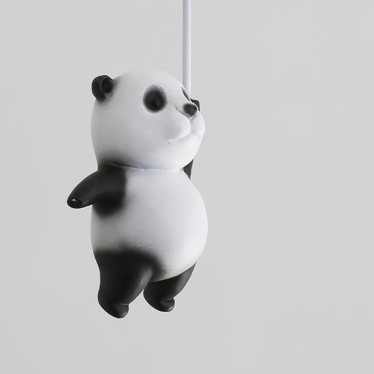 Hanging Panda Bear Ceiling Light
