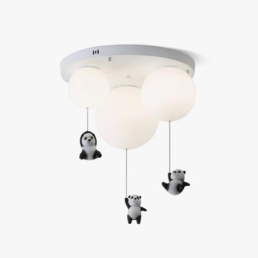 Hanging Panda Bear Ceiling Light
