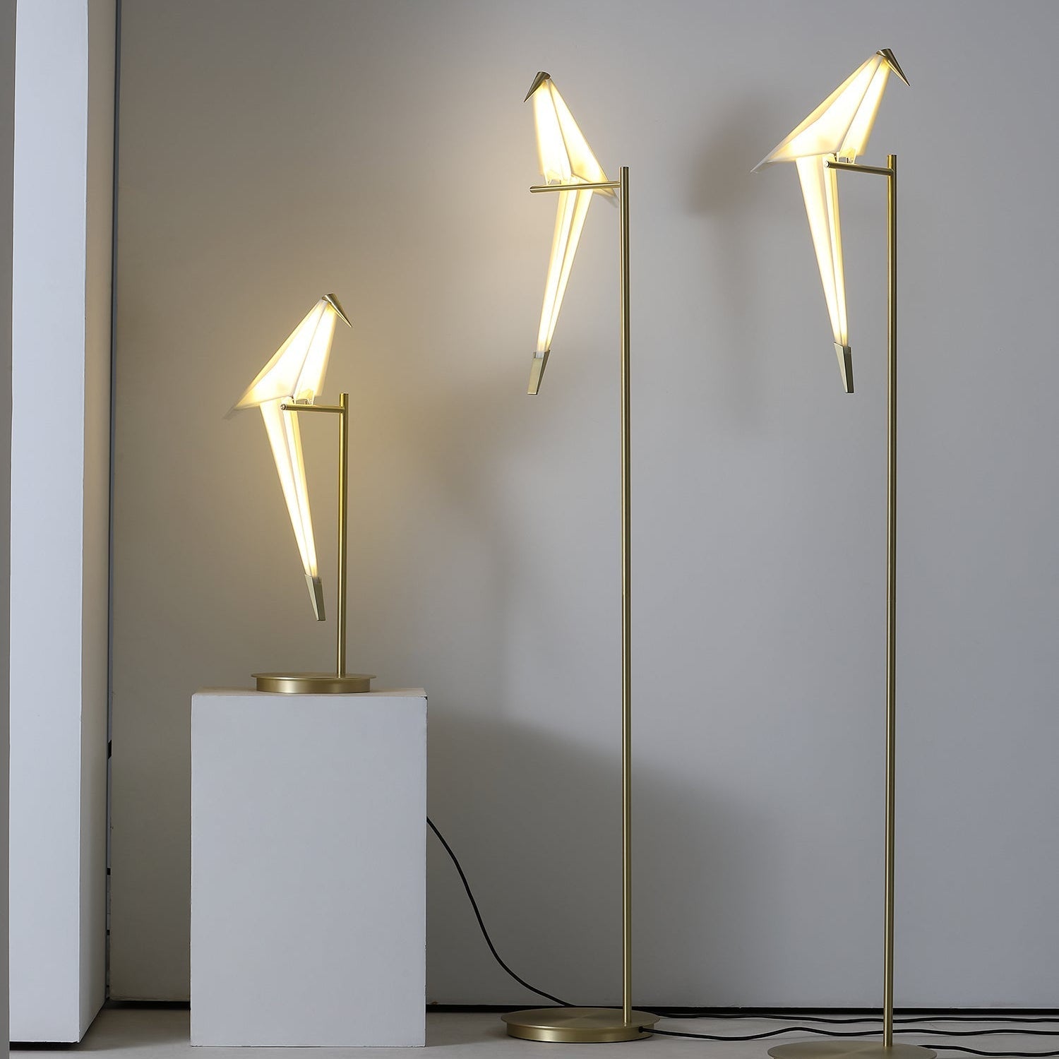 Feo Paper Origami Crane Floor Lamp