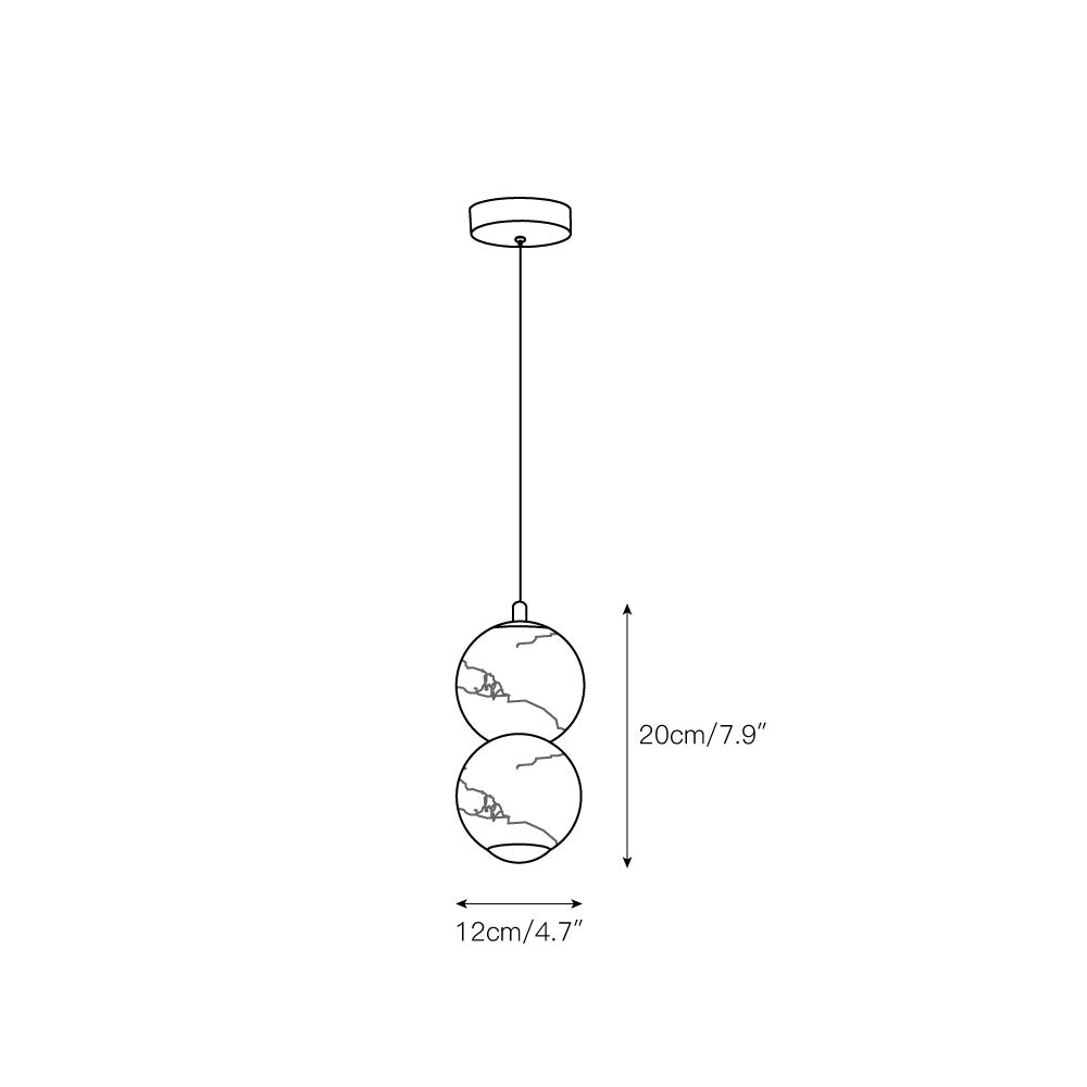 Zorvaan Globe Pendant Light