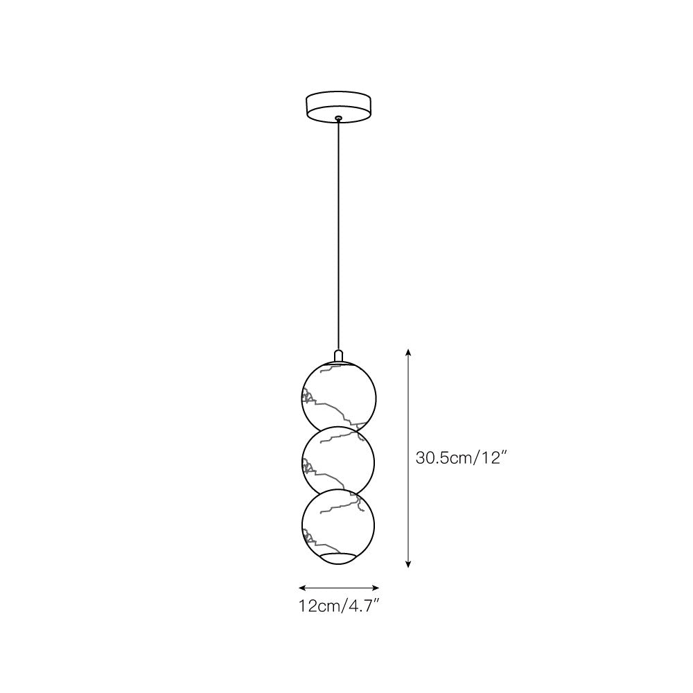Zorvaan Globe Pendant Light