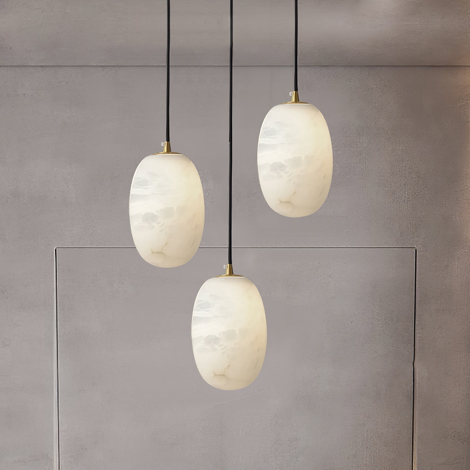 Podan Alabaster Pendant Light
