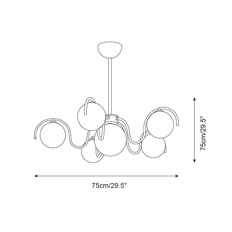 Tororford Sculptural Chandelier