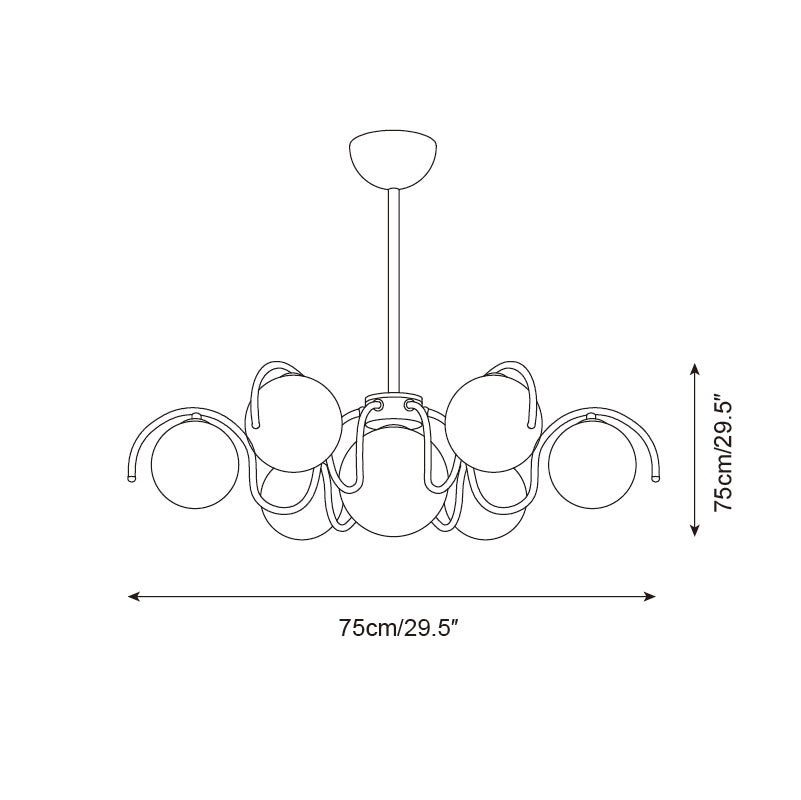 Tororford Sculptural Chandelier