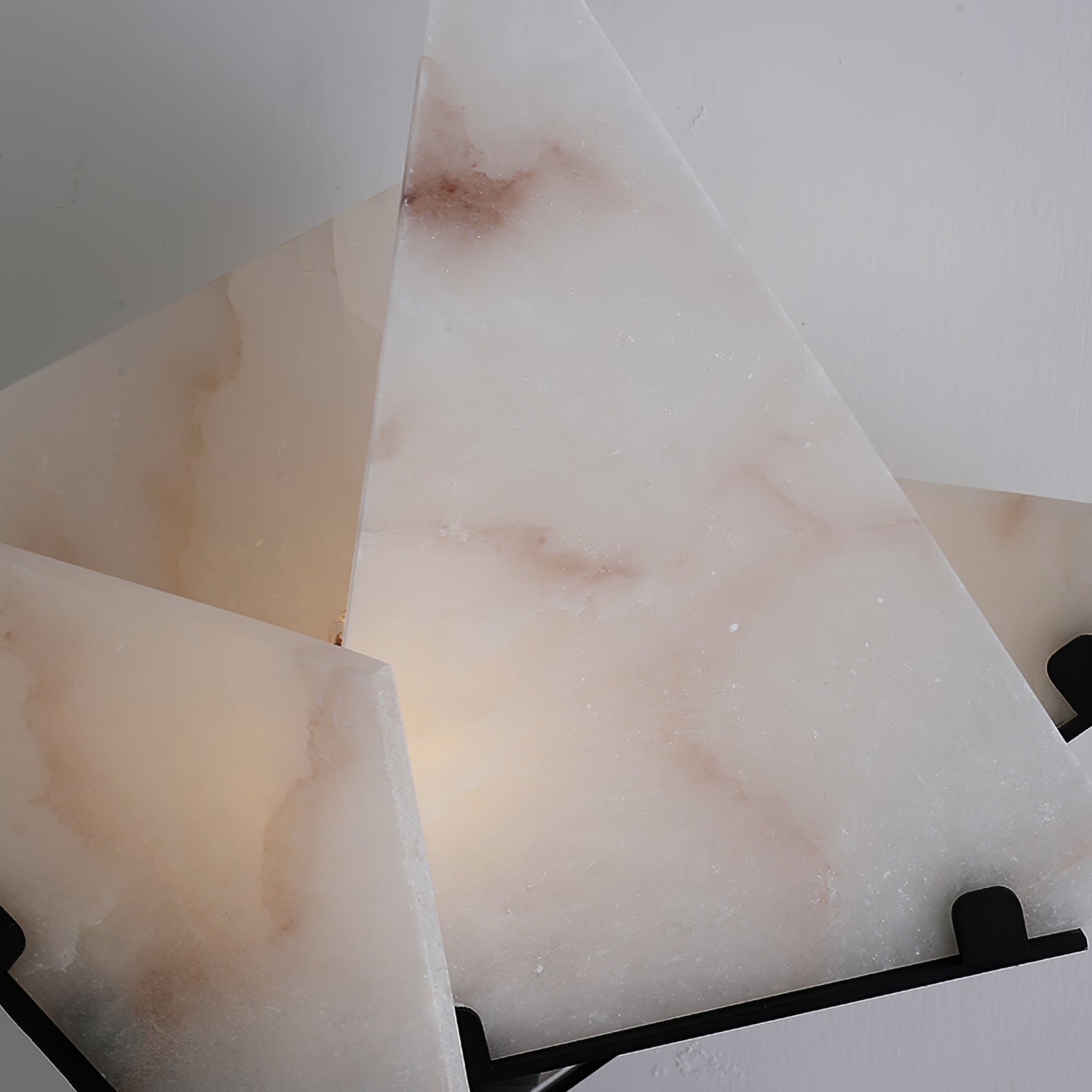 Seko Four Alabaster Blade Table Lamp