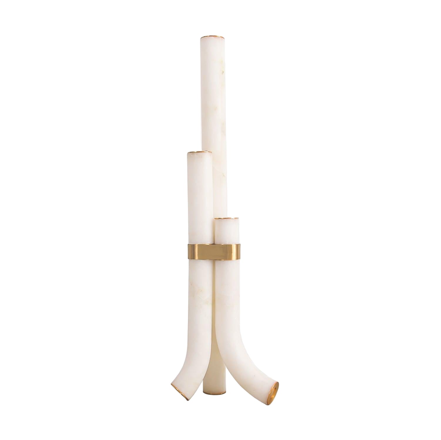 Pylese Triple Alabaster Floor Lamp