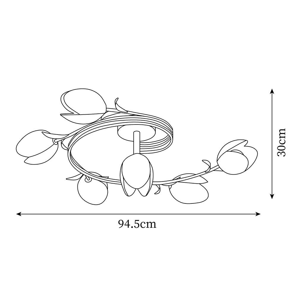 Grozan Flower Ceiling Light