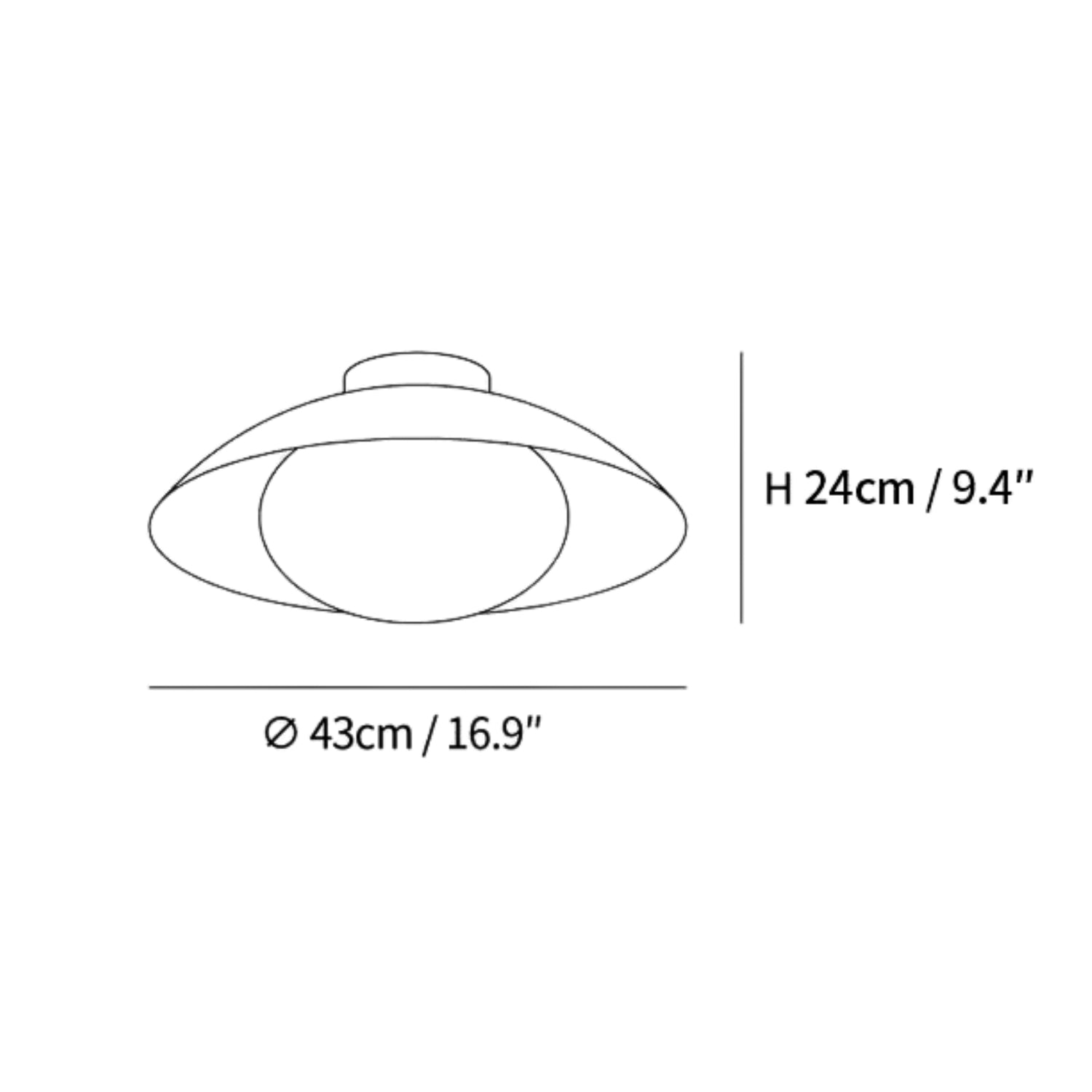 Adrienne Ceiling Light (NAAM DUBBEL VAK)