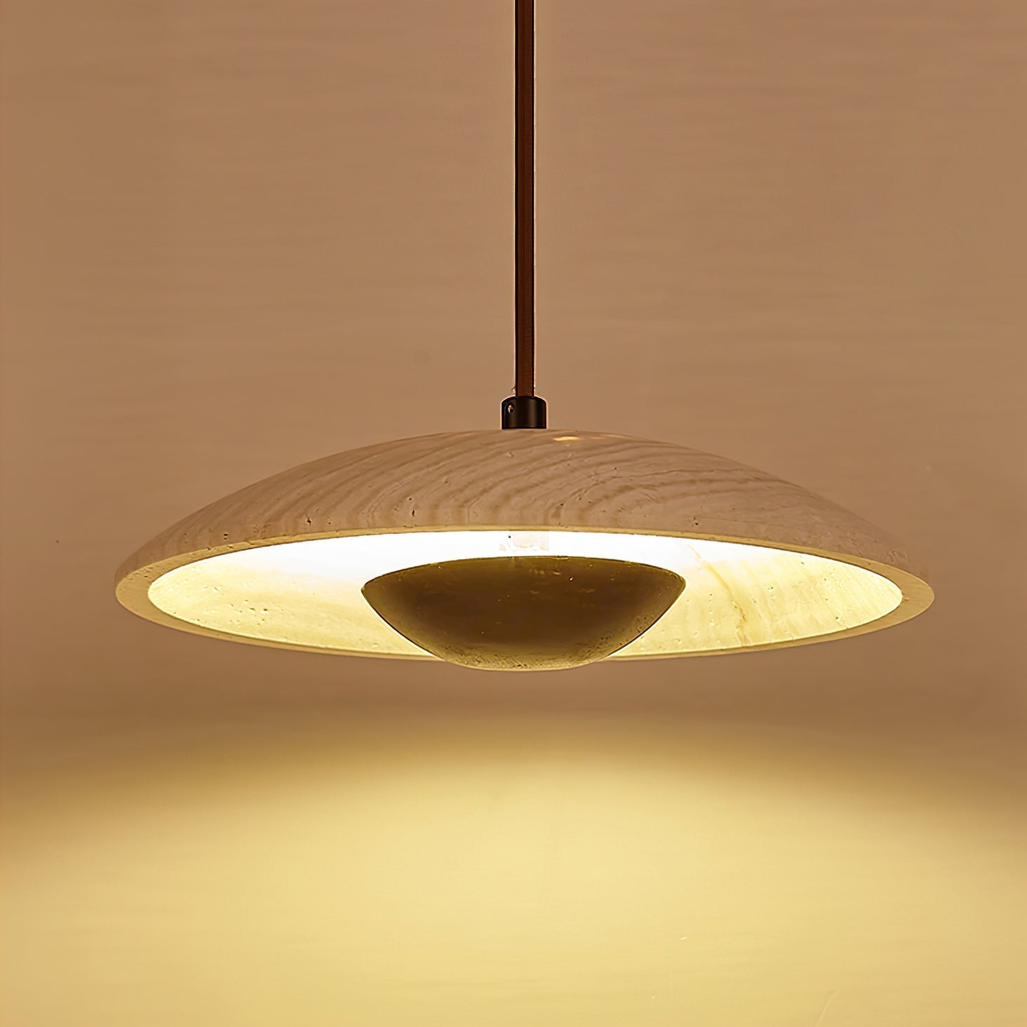 Poston Travertine Pendant Light