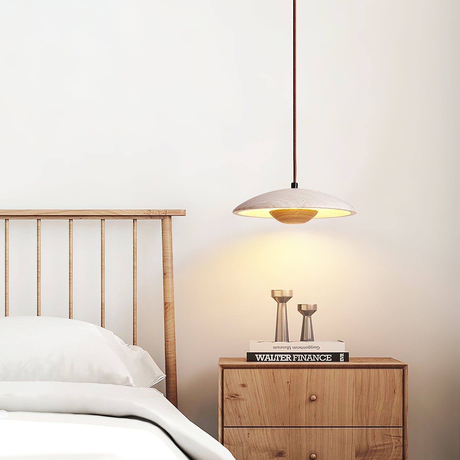 Poston Travertine Pendant Light
