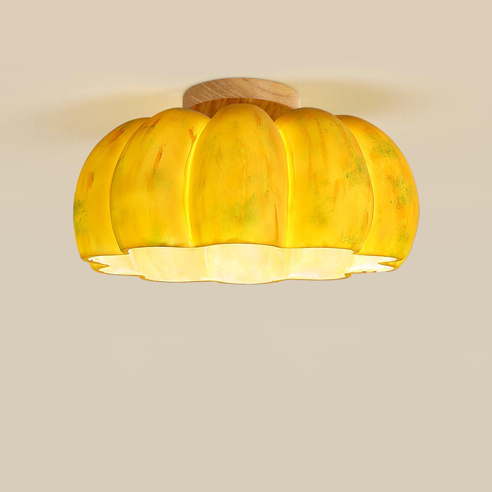 Pompus Pumpkin Ceiling Light