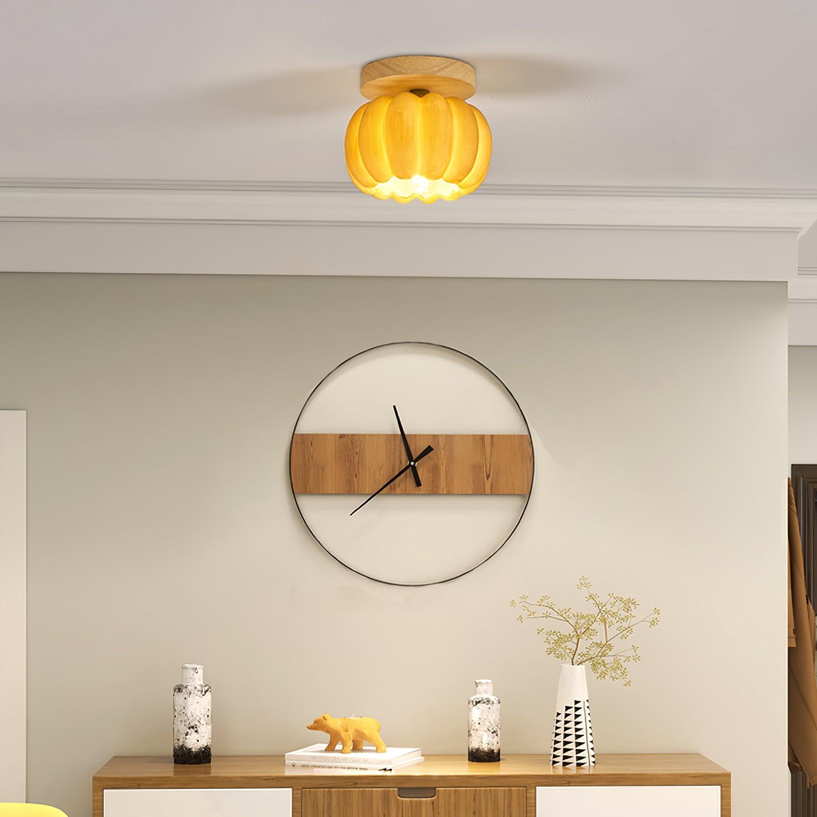 Pompus Pumpkin Ceiling Light