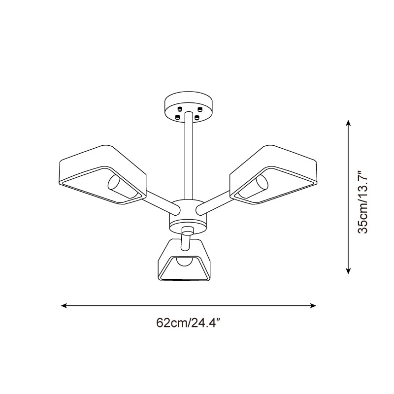 Welton Natural Stone Ceiling Light
