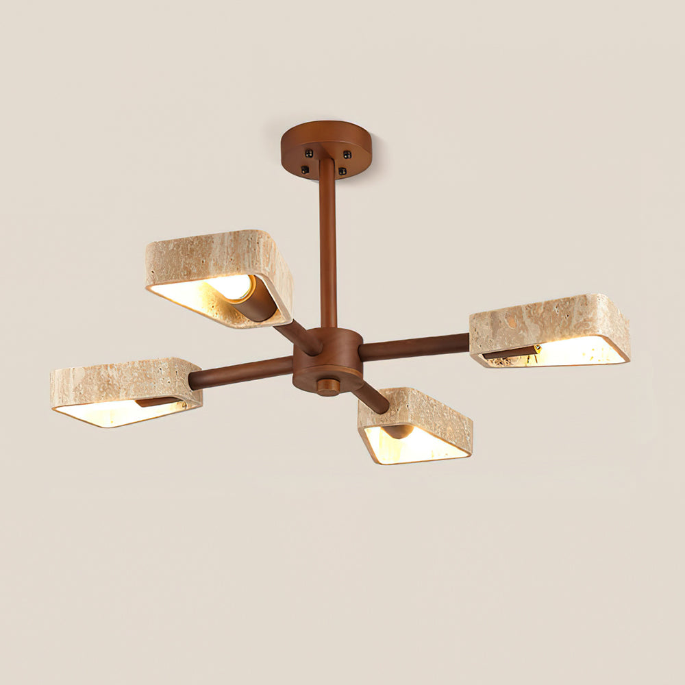 Welton Natural Stone Ceiling Light