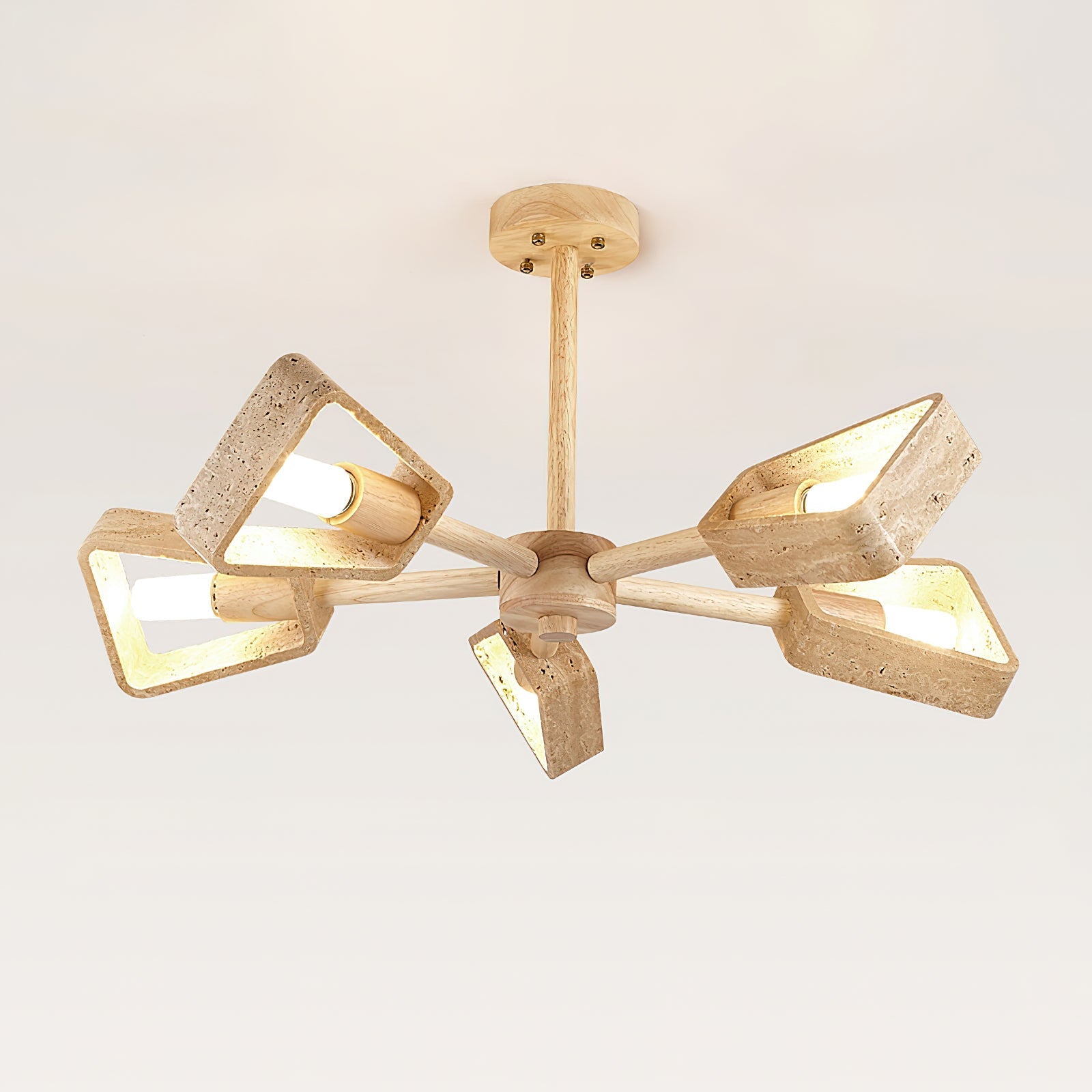Welton Natural Stone Ceiling Light