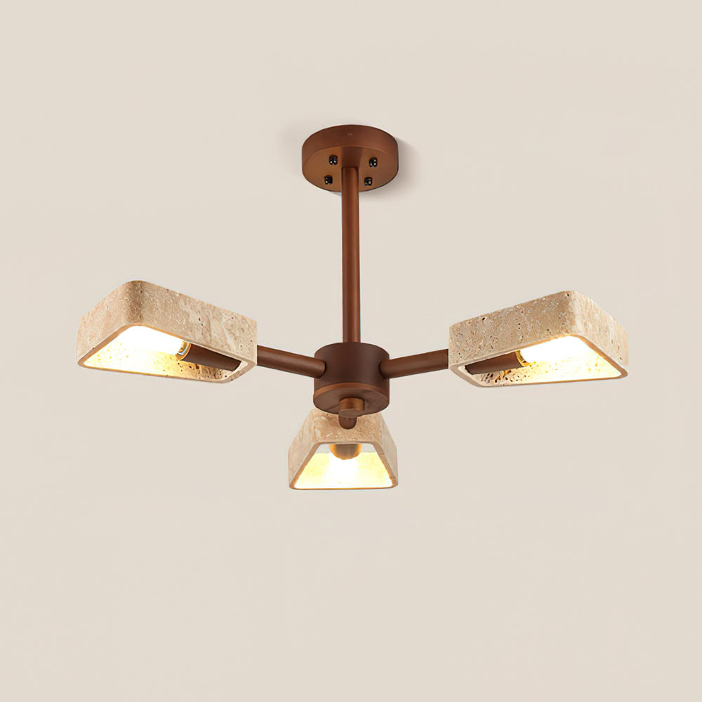 Welton Natural Stone Ceiling Light
