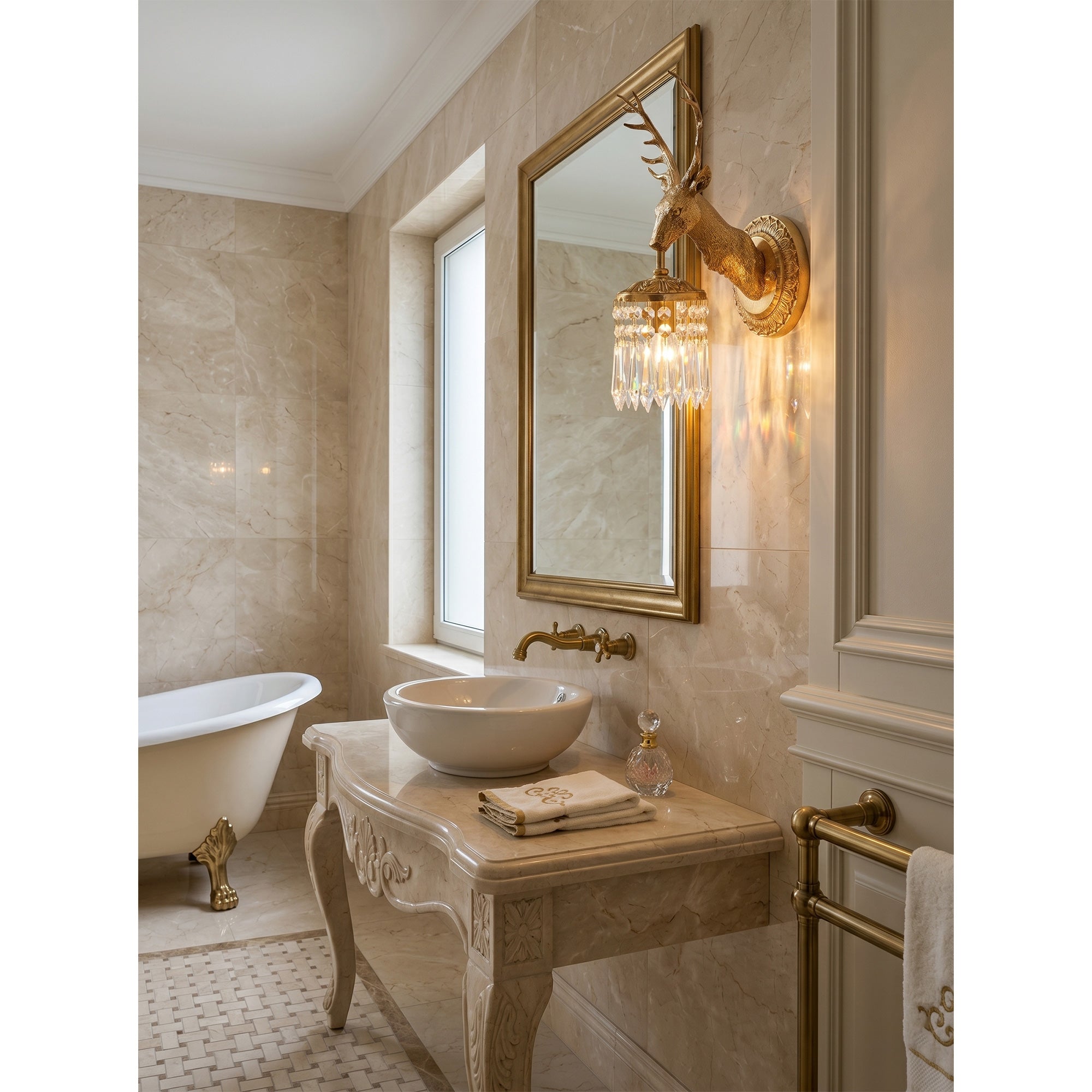 Ashve Stag Wall Light
