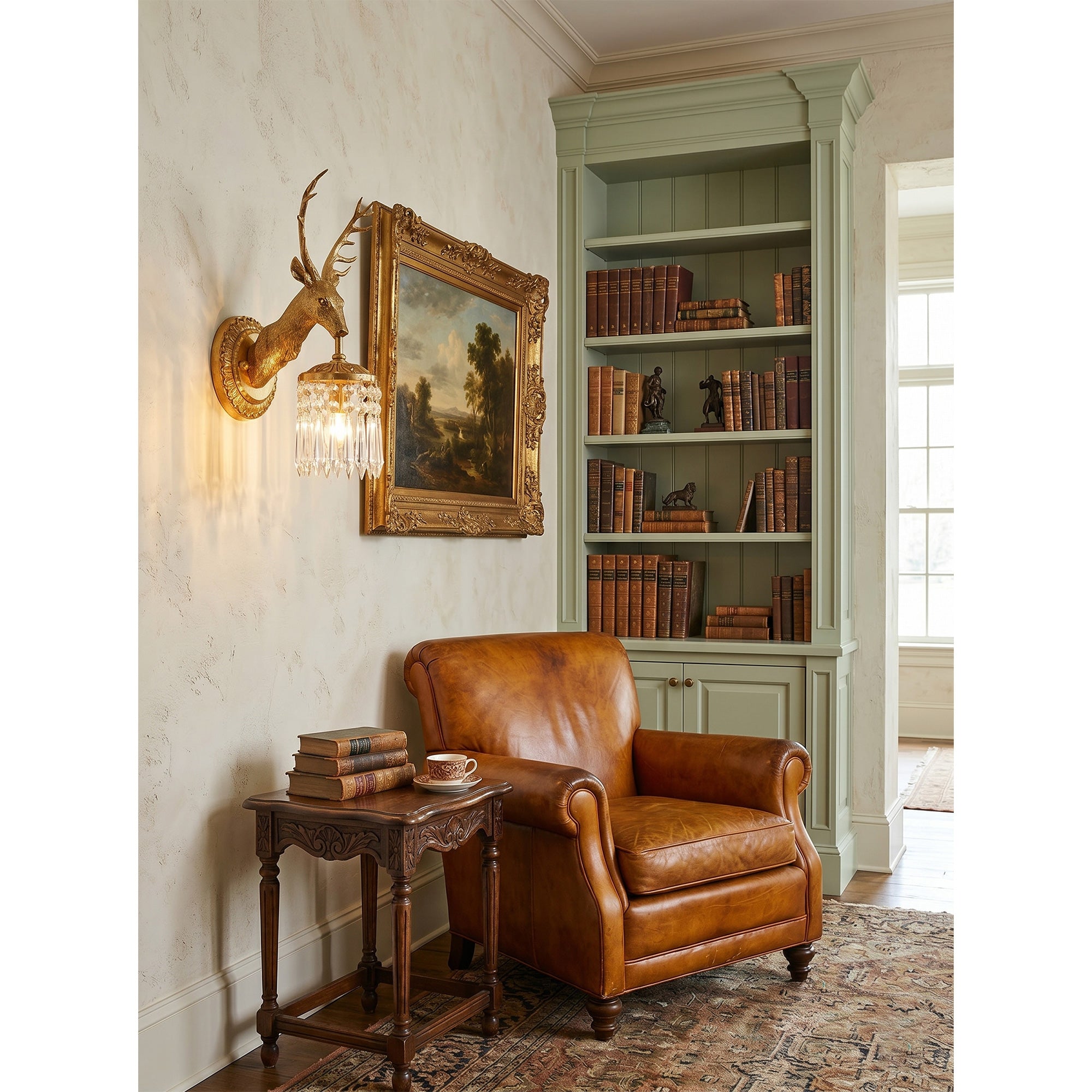Ashve Stag Wall Light