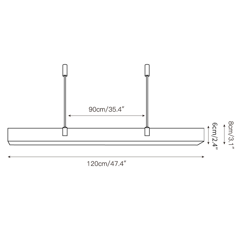 Lindaleal Linear Pendant Light