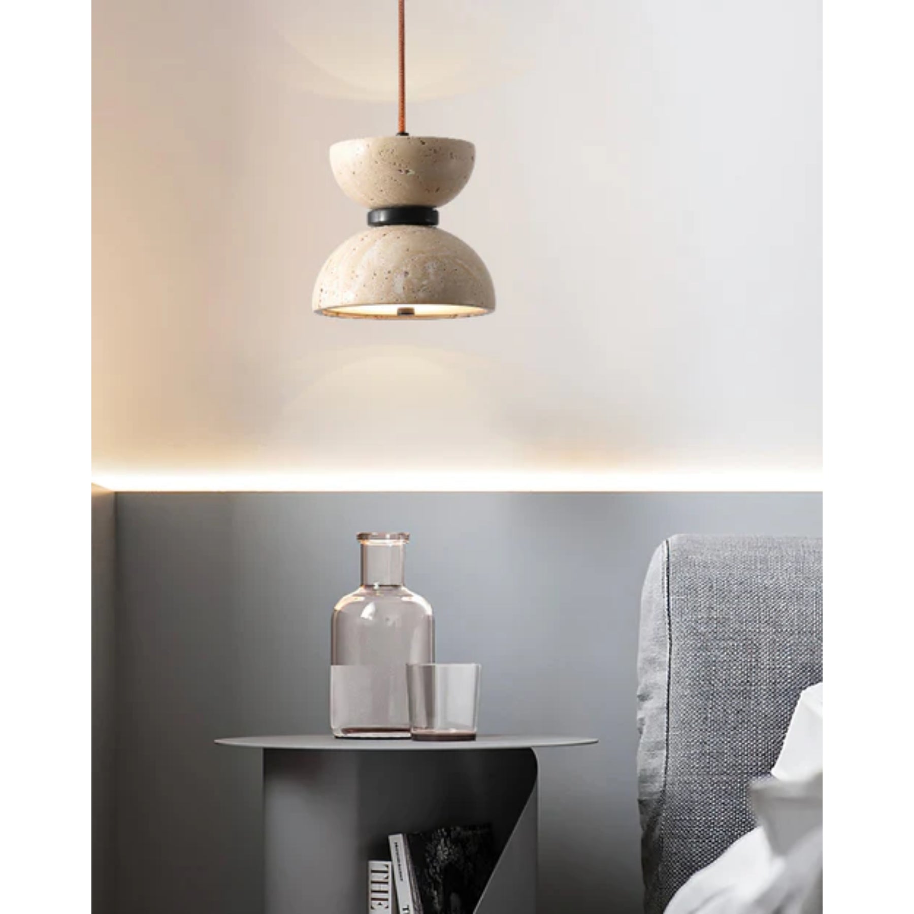 Jeleva Travertine Pendant Light