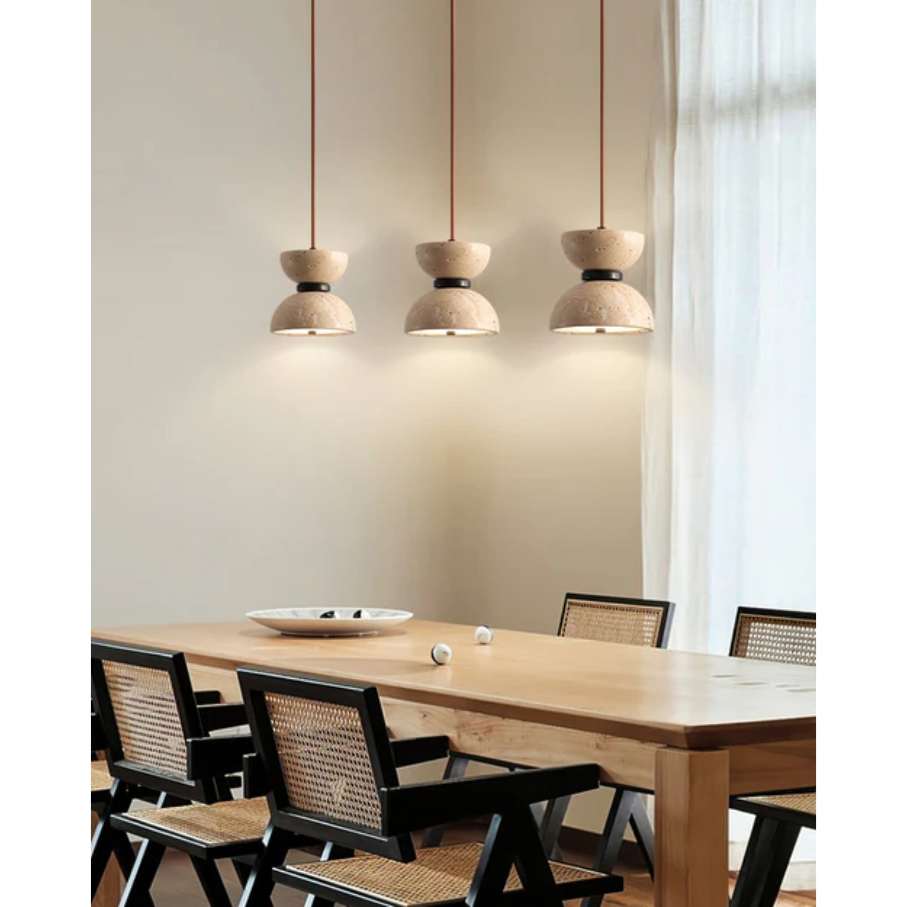 Jeleva Travertine Pendant Light