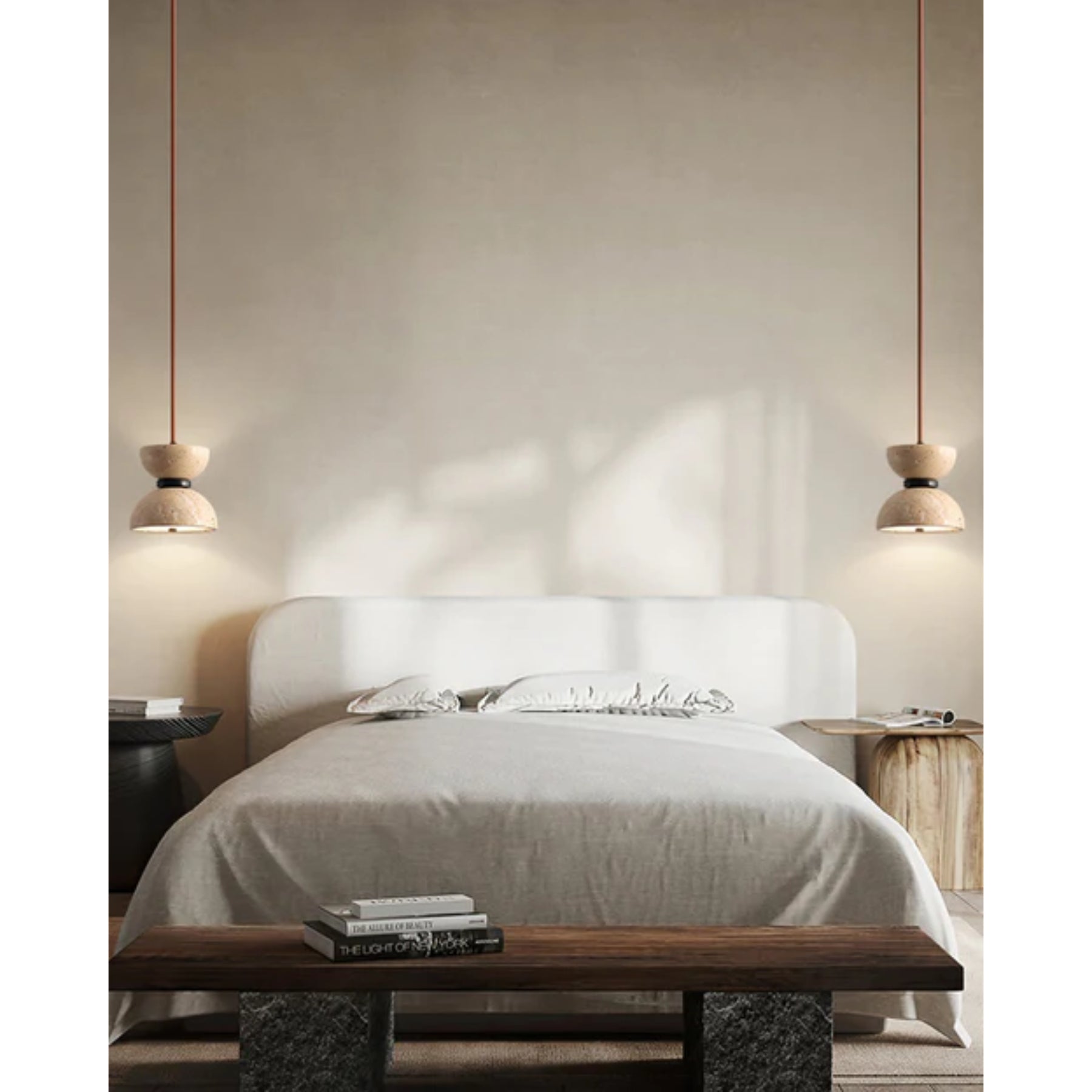Jeleva Travertine Pendant Light