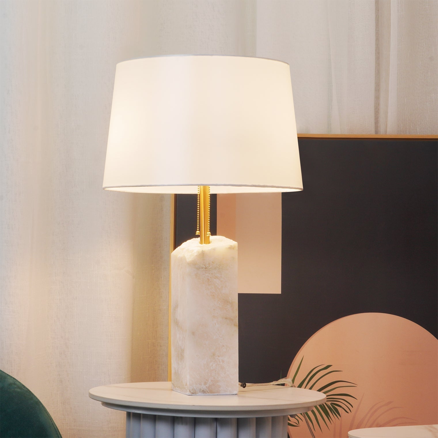 Ravvezo Alabaster Table Lamp