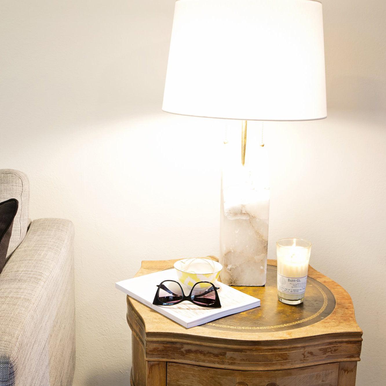 Ravvezo Alabaster Table Lamp