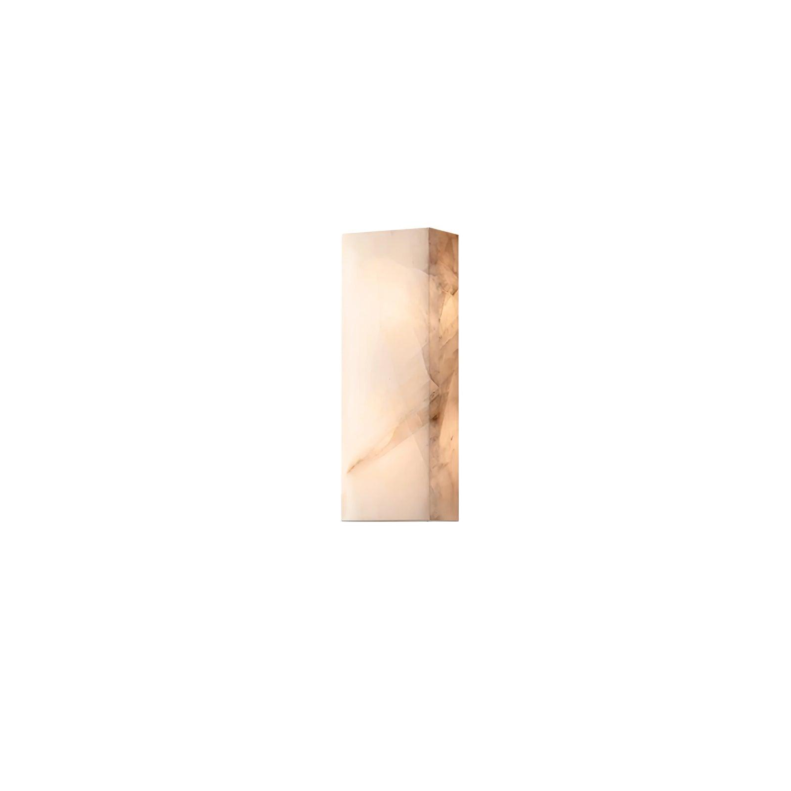 Rectangular Alabaster Wall Light