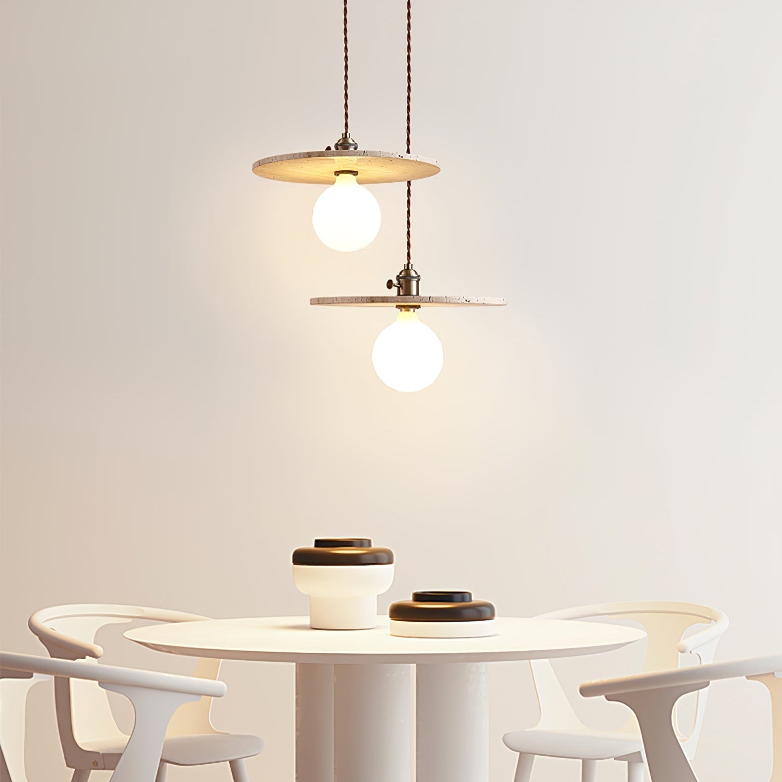 Ralimzo Natural Stone Pendant Light