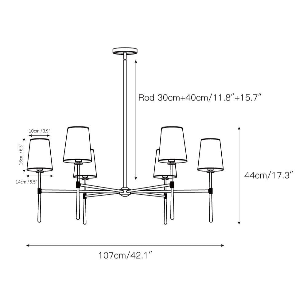 Ashin Round Chandelier