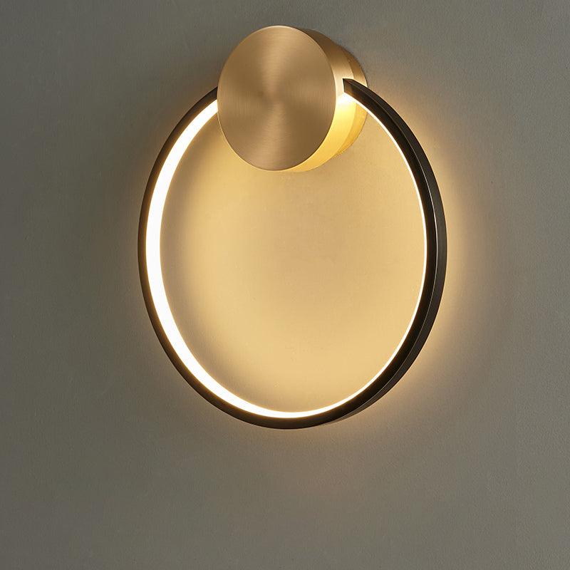 Ringled Arc Wall Light