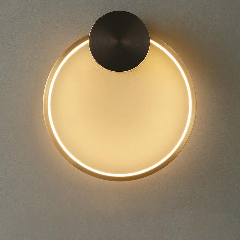 Ringled Arc Wall Light