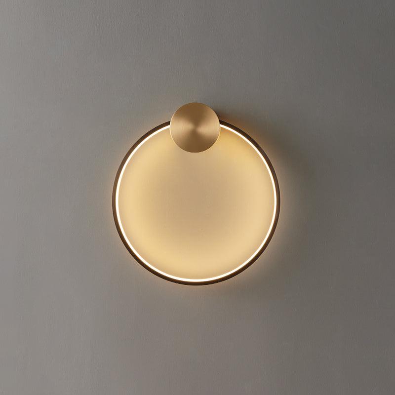 Ringled Arc Wall Light