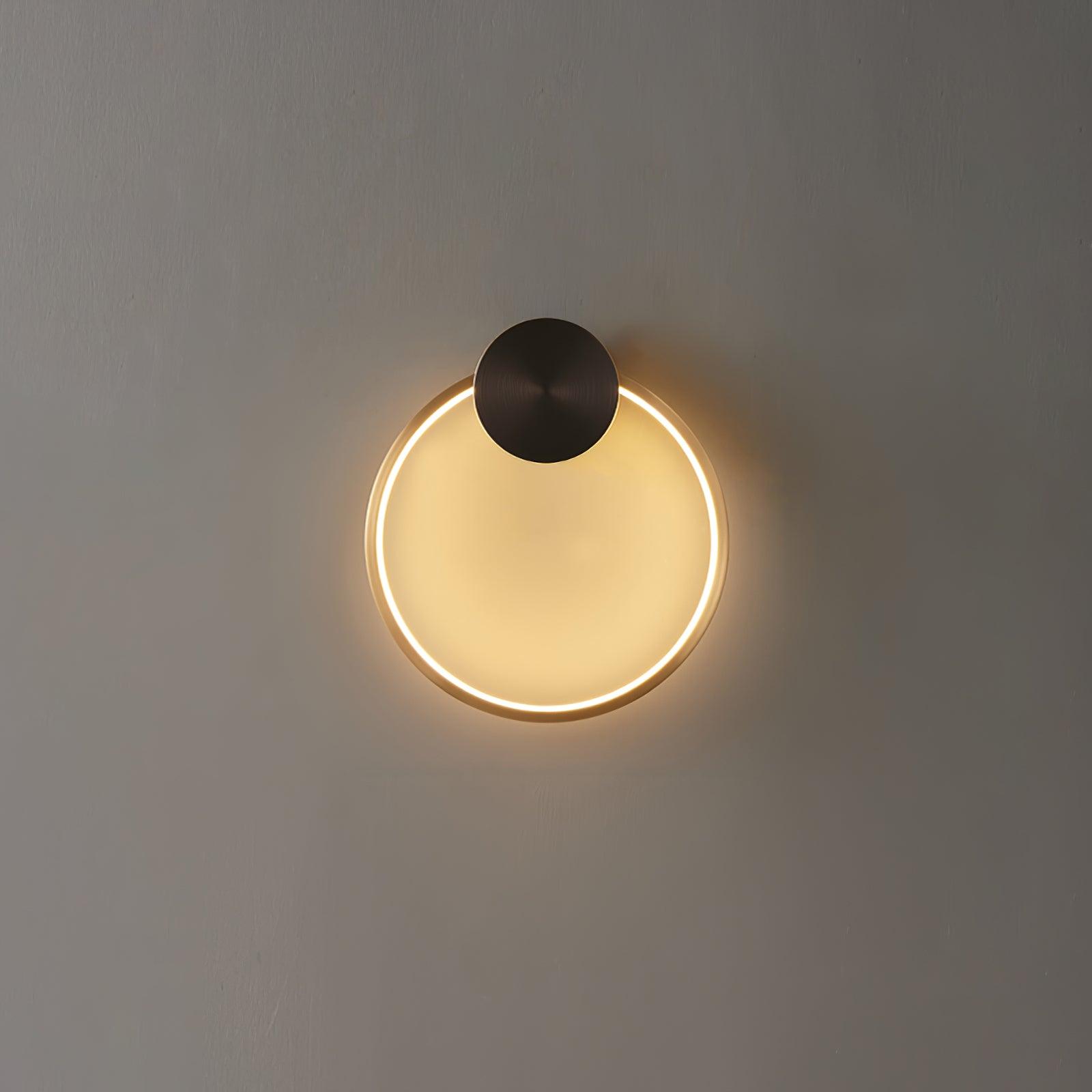 Ringled Arc Wall Light