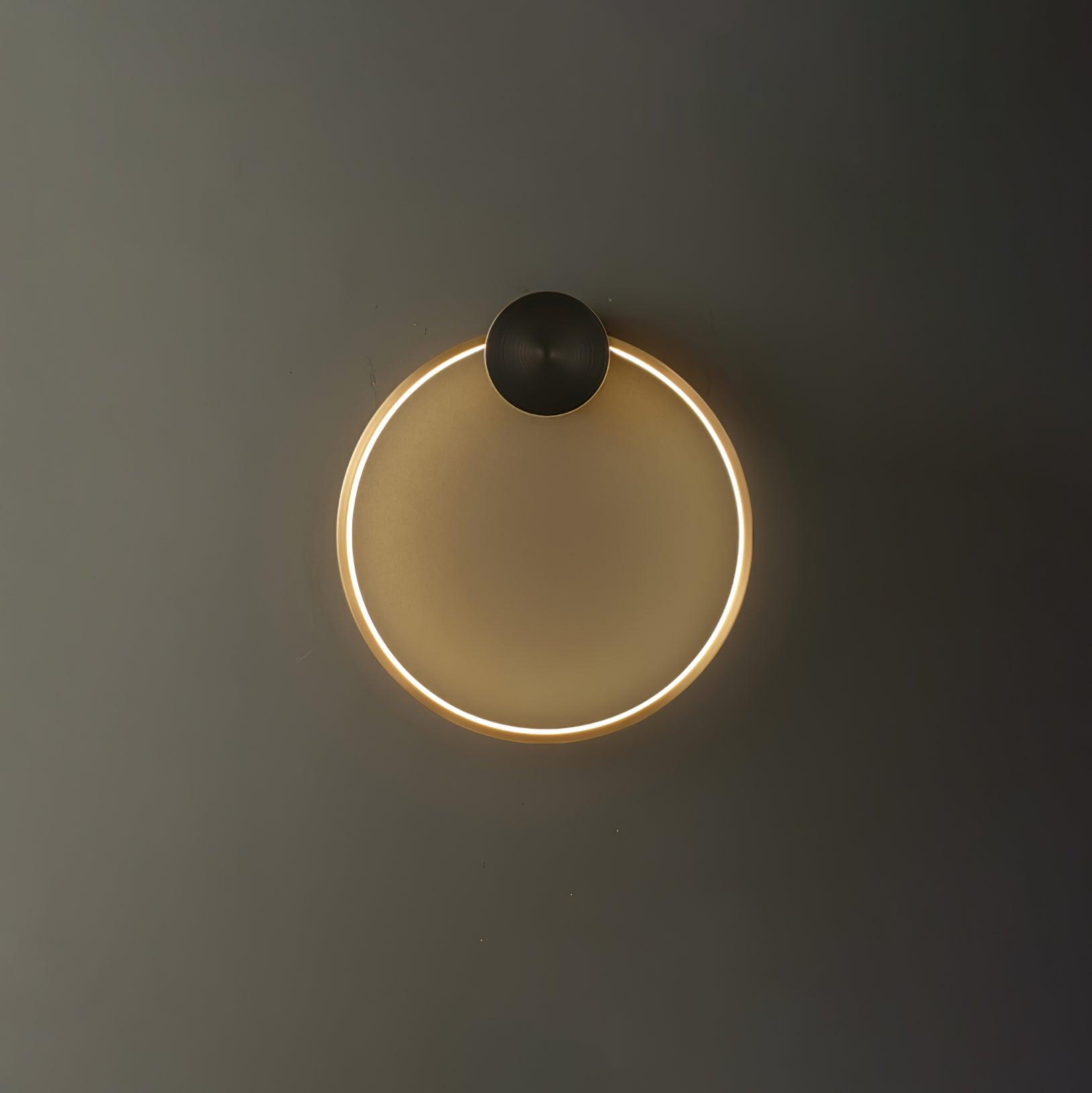Ringled Arc Wall Light
