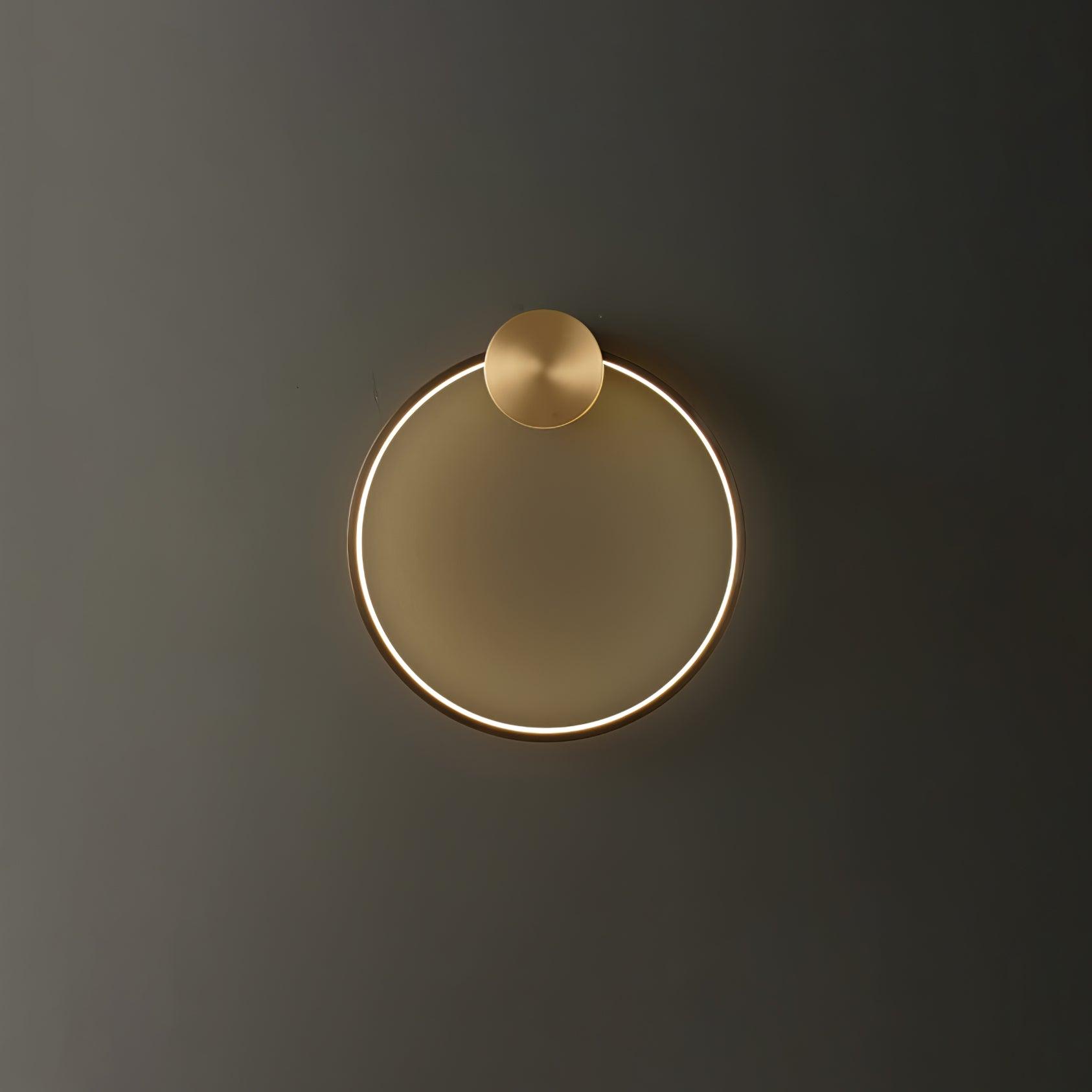 Ringled Arc Wall Light