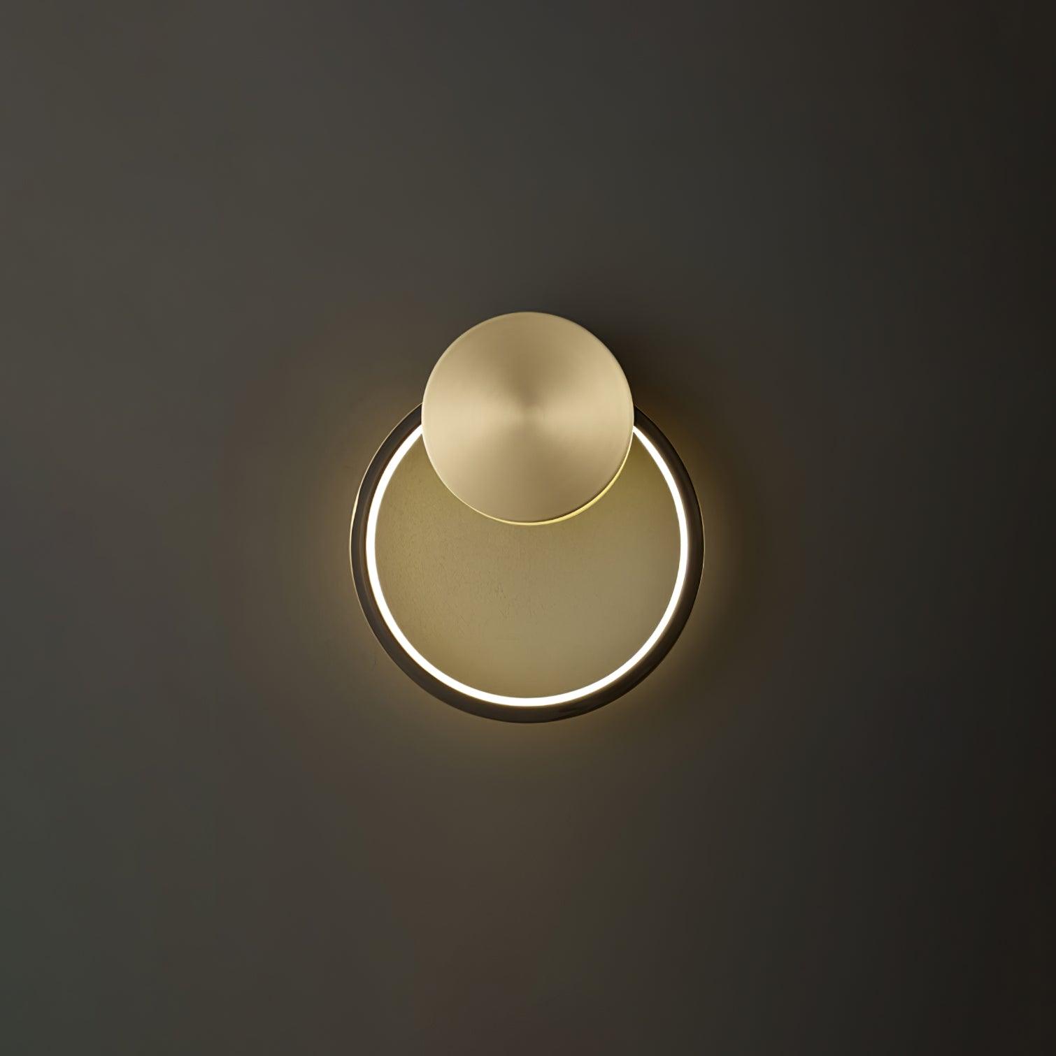 Ringled Arc Wall Light